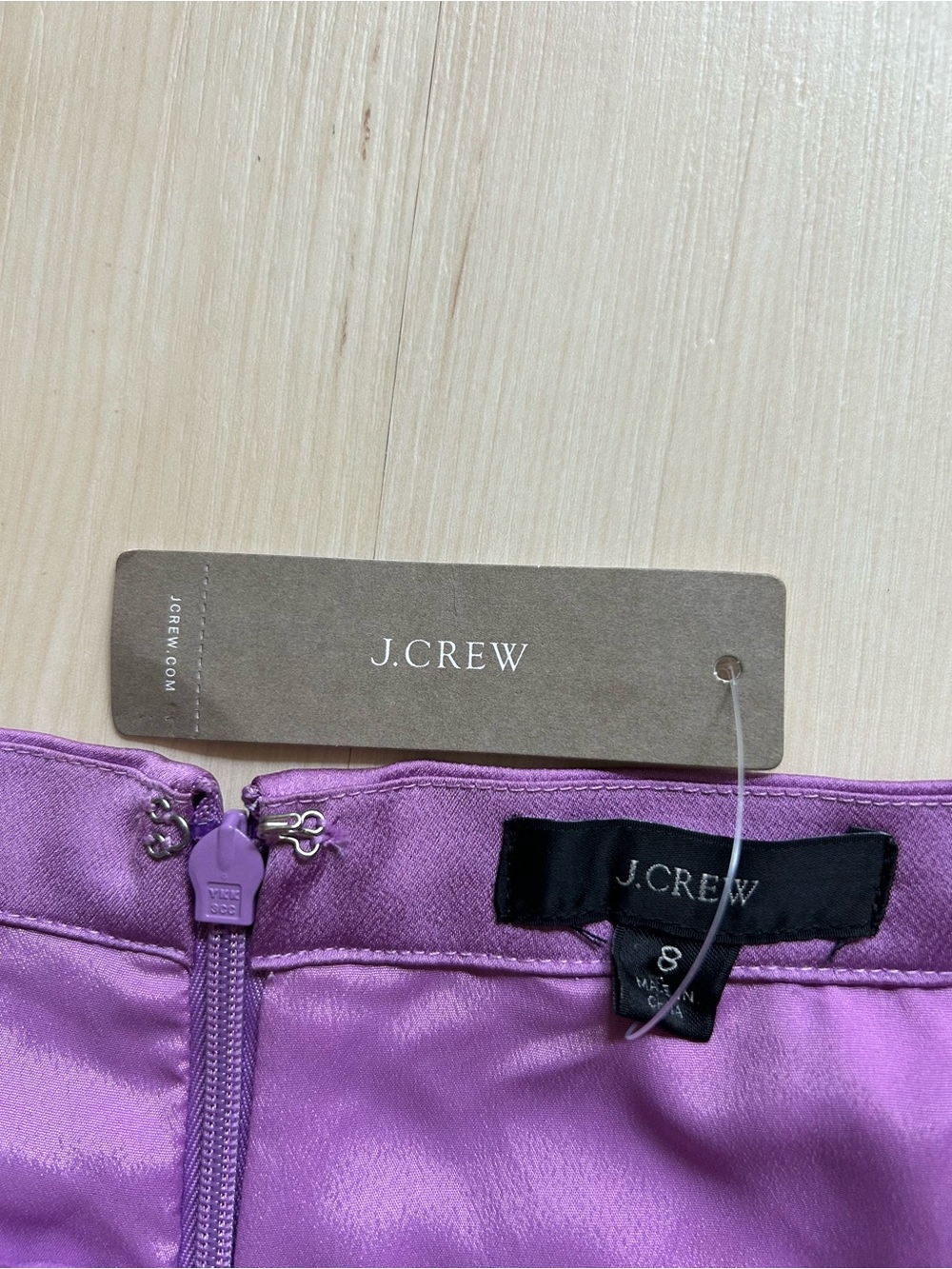 J. Crew Lavender/Purple Pleated Midi Skirt - Picture 7 of 11